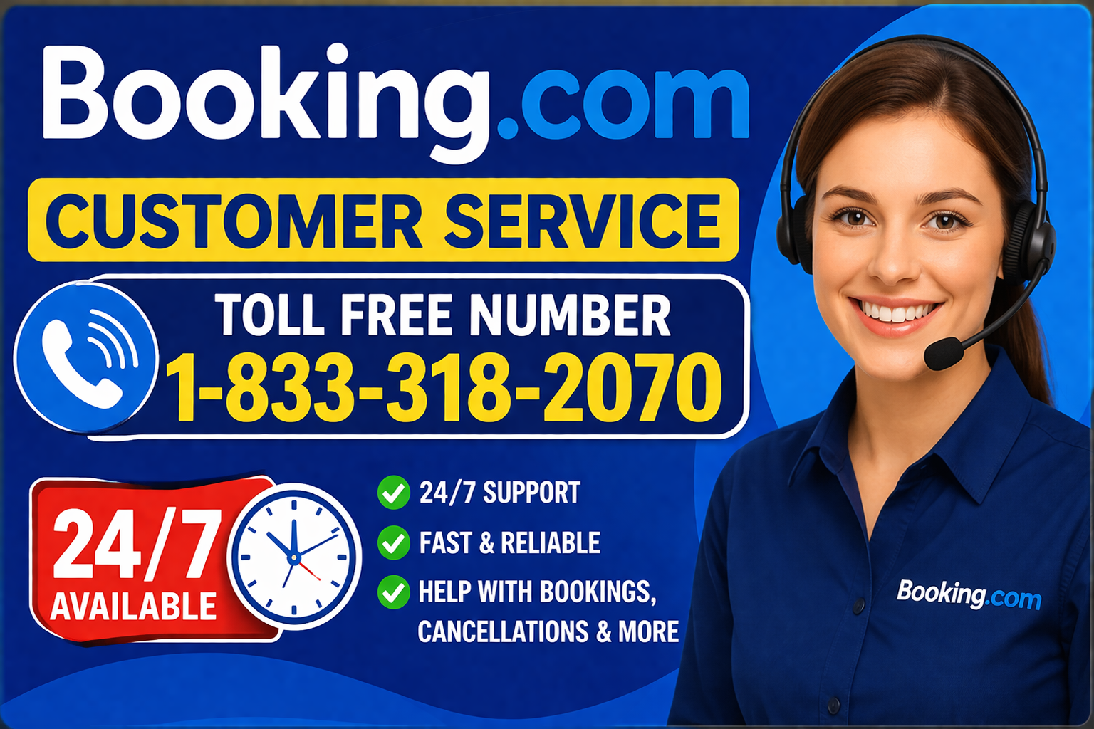 Booking.com {Customer Service} | Detailed Contact Info for 24/7 Travel Assistance